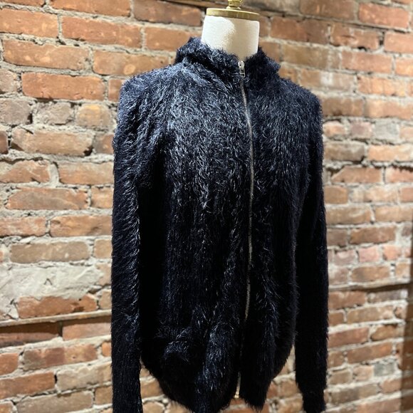 Faith Connexion – Shaggy Faux-Fur Zip Hoodie - Picture 2 of 9